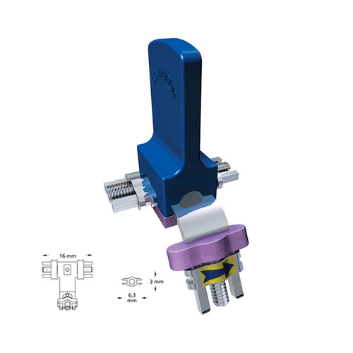 Vérin Orthodontique Bi-directionnel Dentaurum - Acier Inox - 1 Pièce