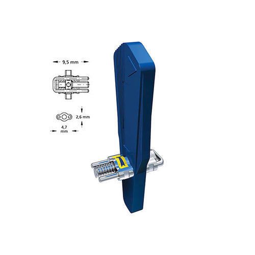 Vérins Ecarteurs Appareil Orthodontique 4.0 mm - Dentaurum - 10 Pièces