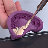 Vibrax enthält - Zahnvibratorguss aus Gips, die in die Beschichtung eingesetzt werden.