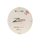 Zirms 3D SHTML zirrcone disc 98 x 18 mm translucent natural degraded.